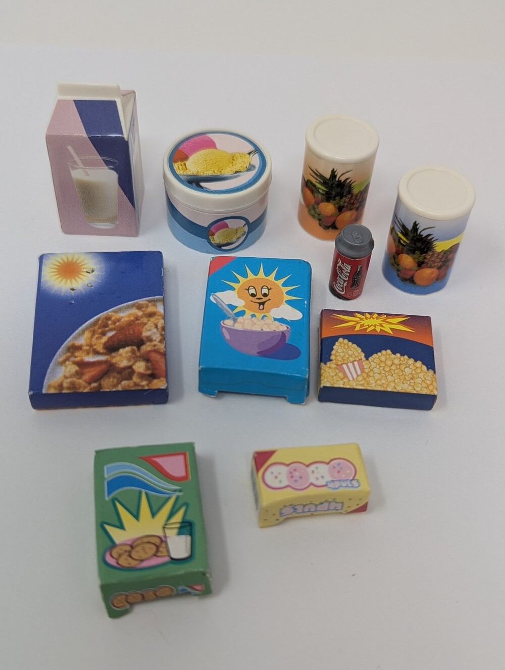 Barbie Happy Family Grandma's Kitchen Pantry Refrigerator Food Ice Cream Vintage